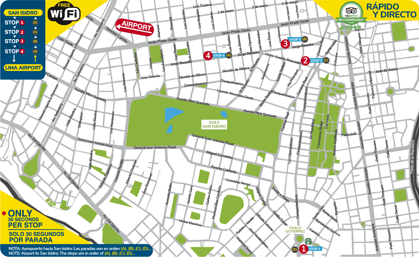 map San Isidro