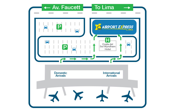 Lima Airport Map